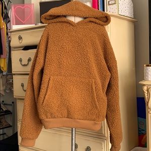 Fleece Sherpa American Eagle Pullover Hoodie